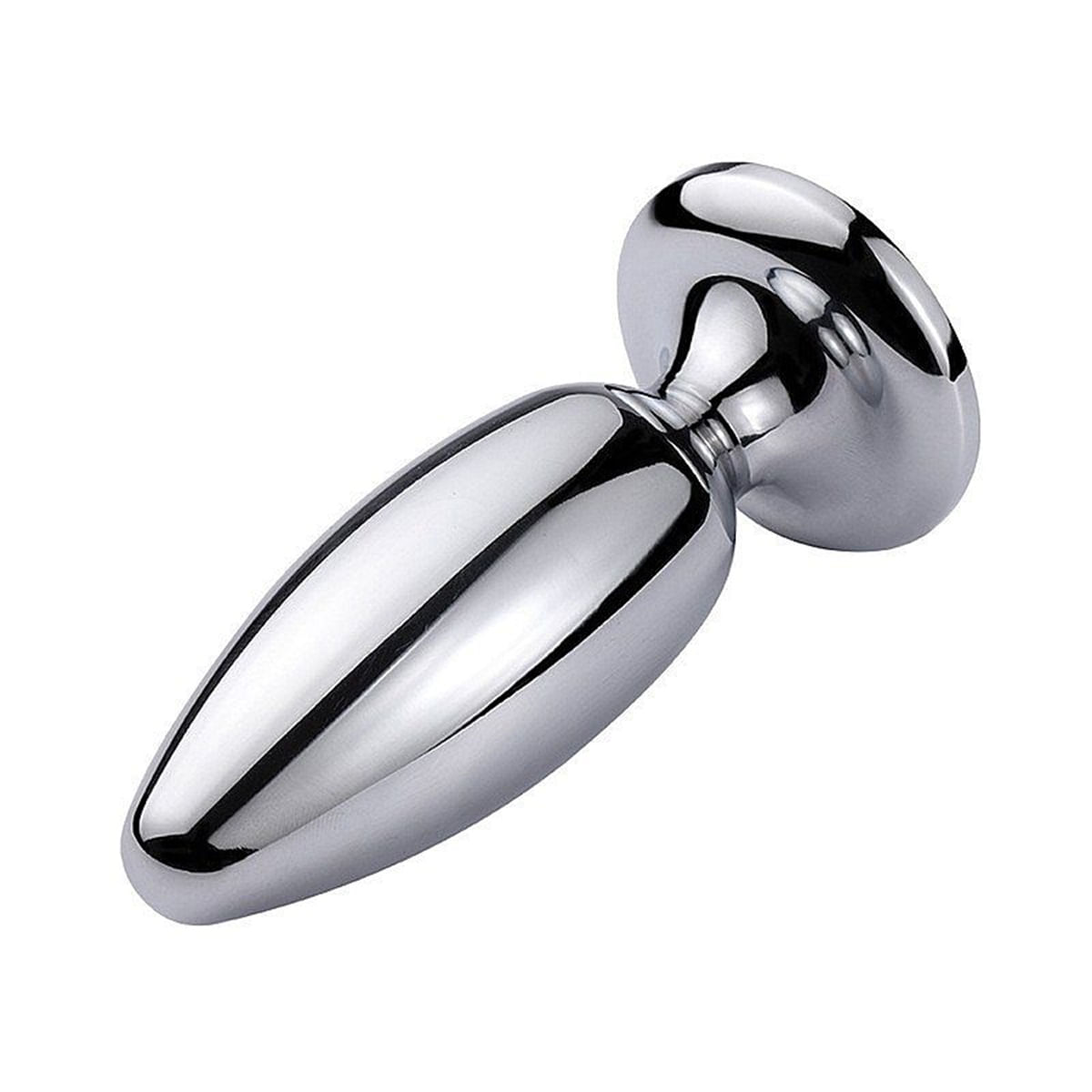 Plug Anal de Aço Inoxidável 13,3 x4,0 cm Sexy Import Plug Anal de Aço Inoxidável 13,3 x4,0 cm Sexy Import