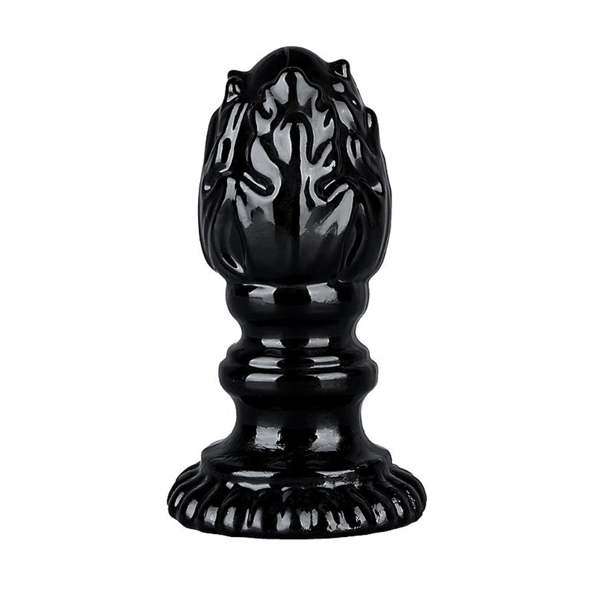 Plug Anal em Silicone com Textura 10,5x4cm Sexy Import