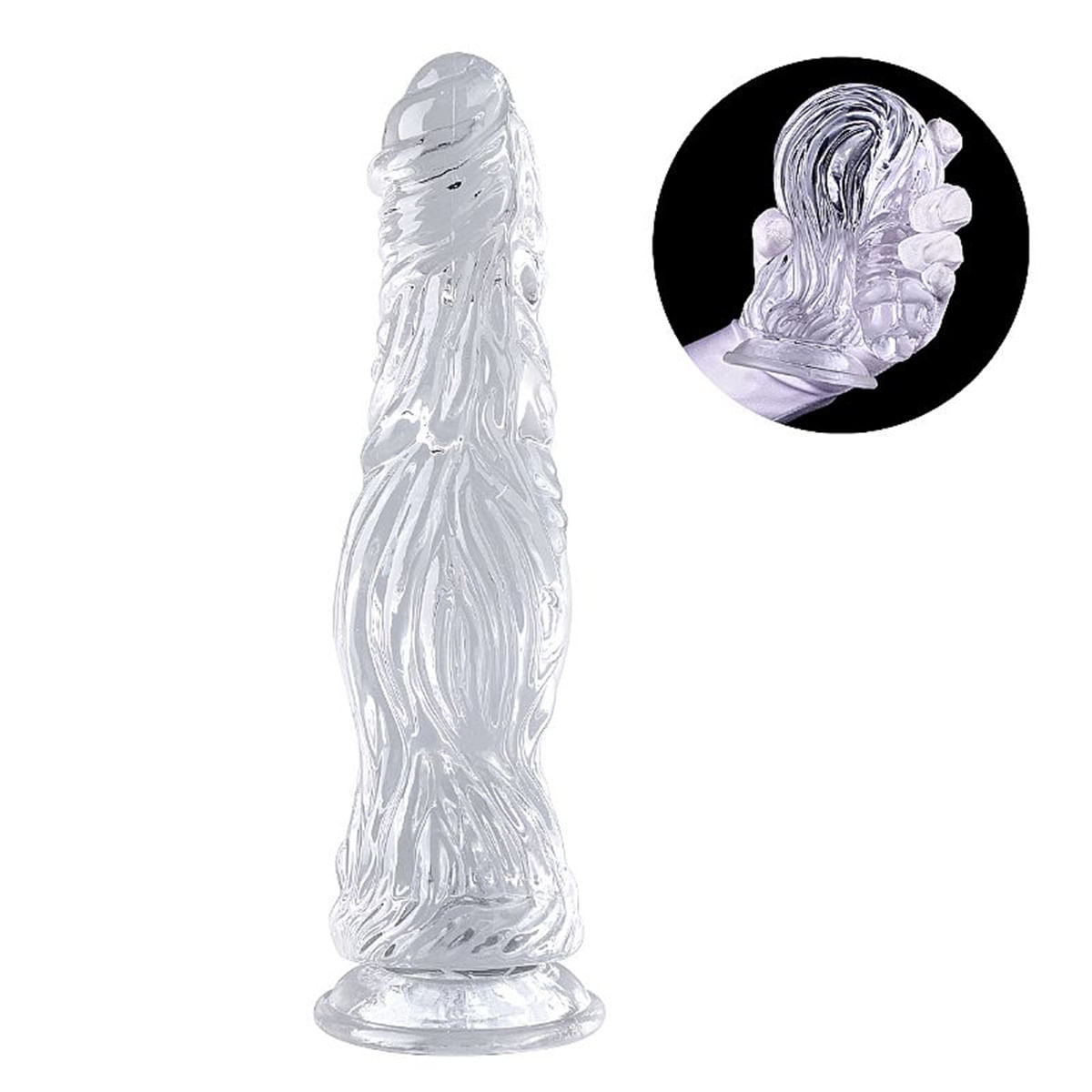 Plug Anal em Silicone com Ventosa 24,5x5,5cm Sexy Import