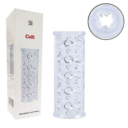 Colt Masturbador Masculino em Silicone com Textura de Bolinhas 13x5cm Sexy Import