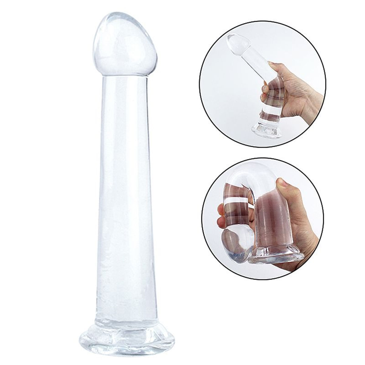 Plug Anal em Silicone Liso 20x3,8cm Sexy Import