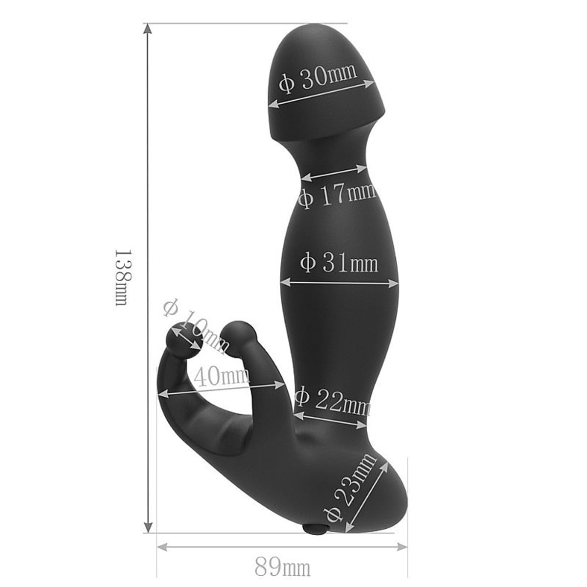 Vibrador de Próstata com Anel e Bullet de 1 Vibração Sexy Import