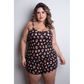 Pijama Curto Plus Estampado Hot Love