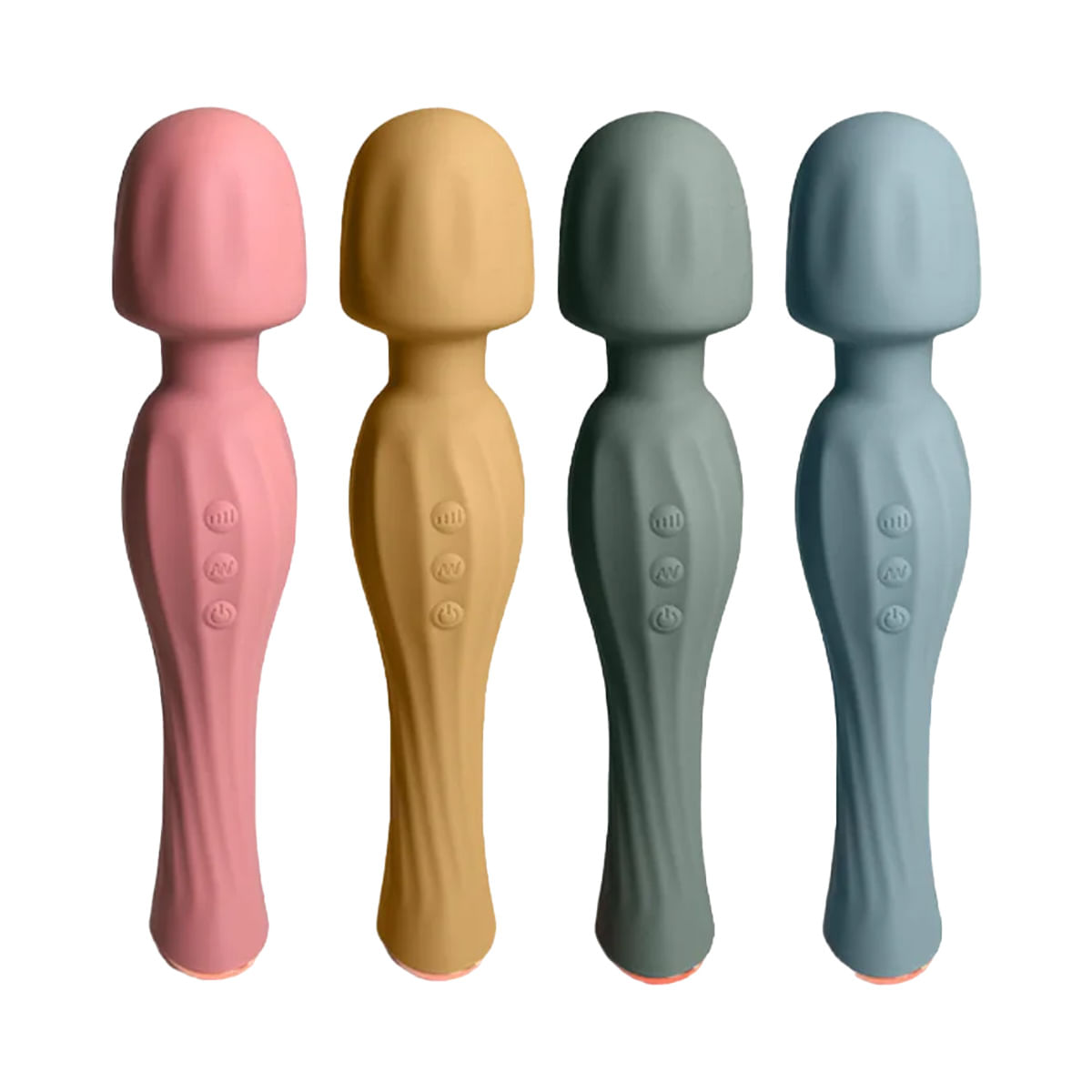 Vibrador Varinha Mágica Revestida em Silicone com 12 Modos de Vibração Me Ame Sex Toys