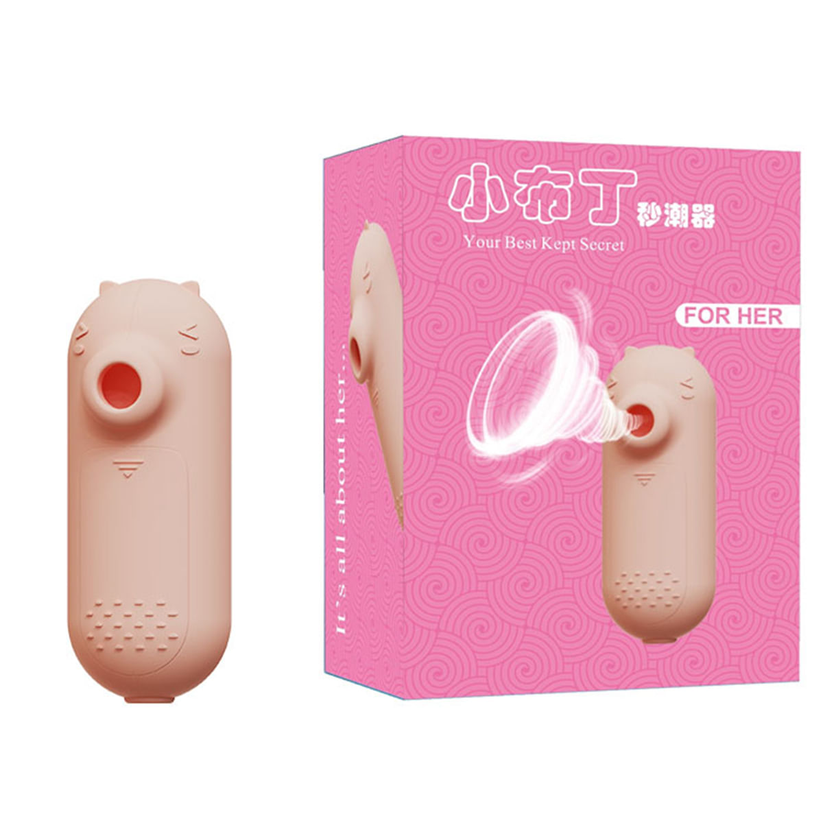 Porquinho Estimulador Feminino com Ondas de Pressão