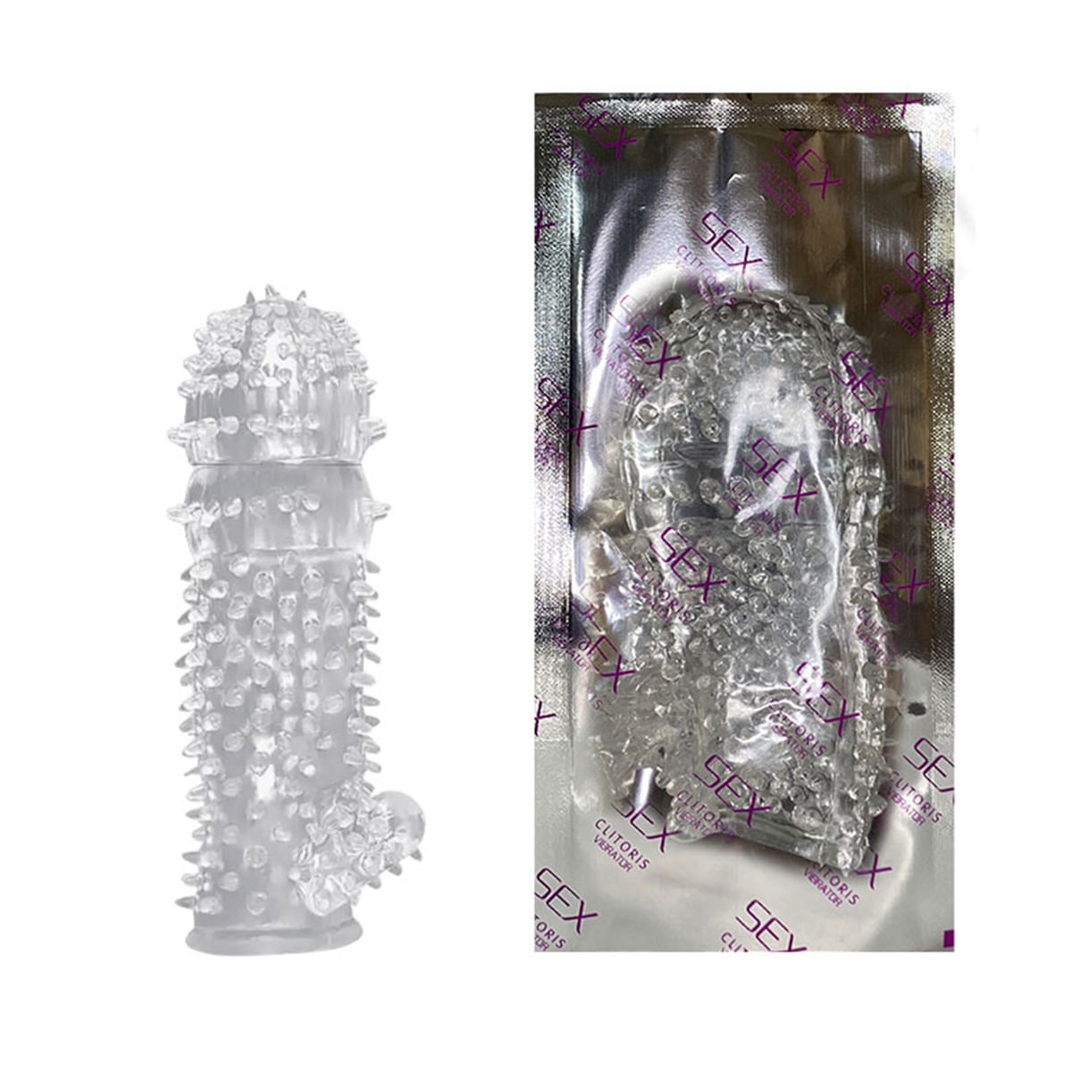 Capa Peniana com Saliências Massageadoras 3R Import