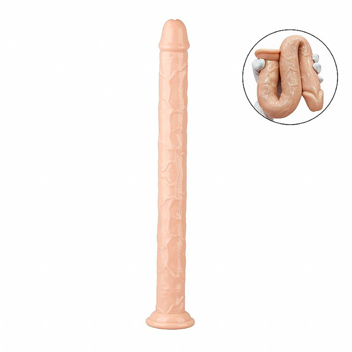 Pênis Realístico em Silicone com Ventosa 46X4,5cm Sexy Import
