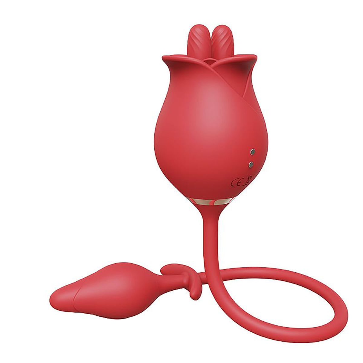 Rosa com Língua Estimuladora de Clitóris e Ponto G e 10 Modos de Vibração Sexy Import