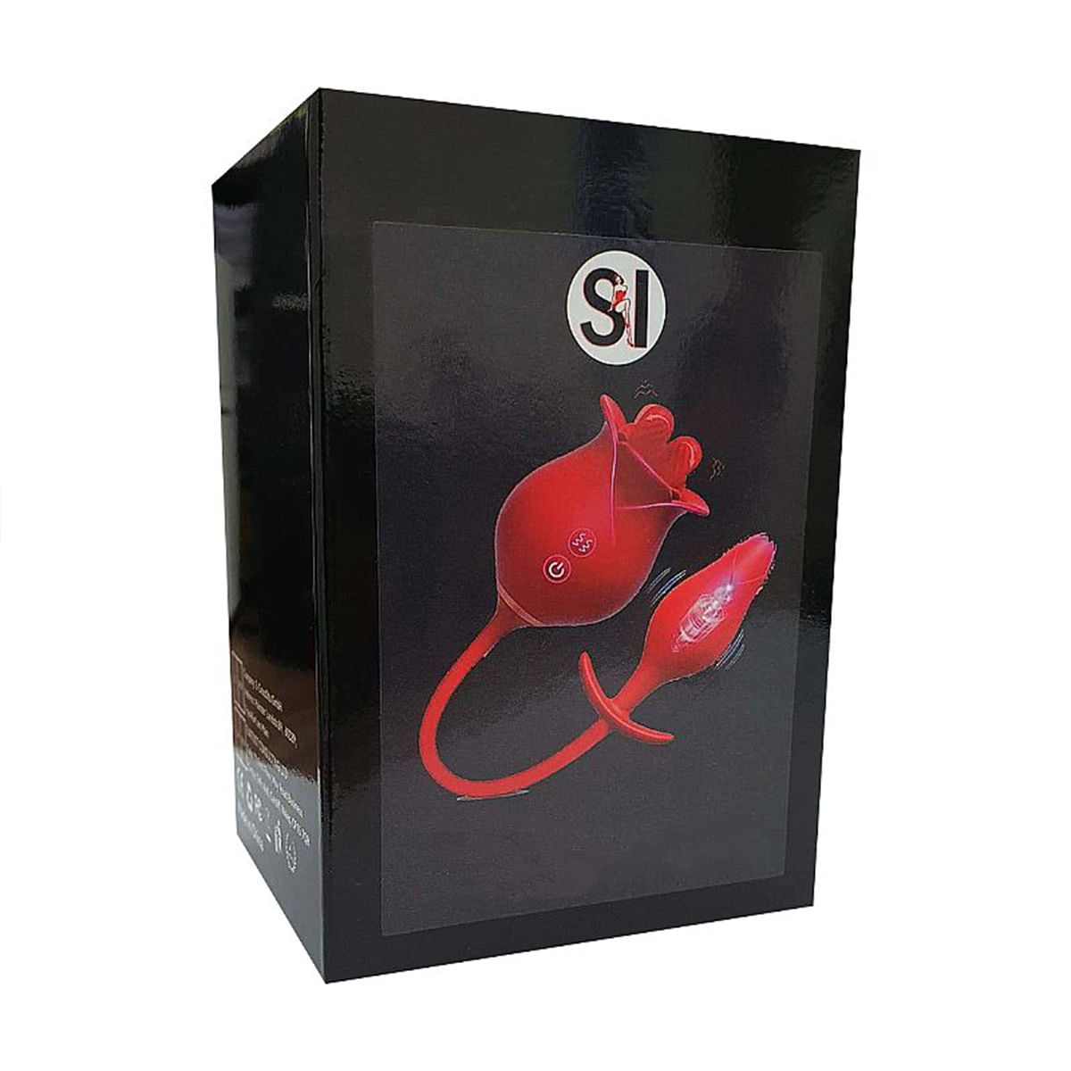 Rosa com Língua Estimuladora de Clitóris e Ponto G e 10 Modos de Vibração Sexy Import
