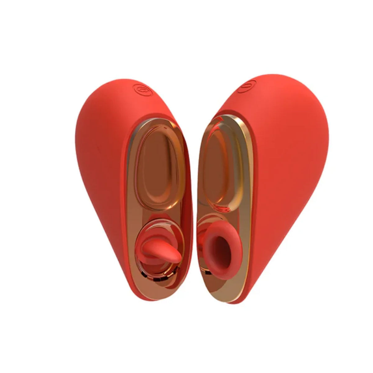 Heartbreak Estimulador Clitoriano Duplo com 5 Modos de Língua Mágica e 5 Modos de Ondas de Pressão M