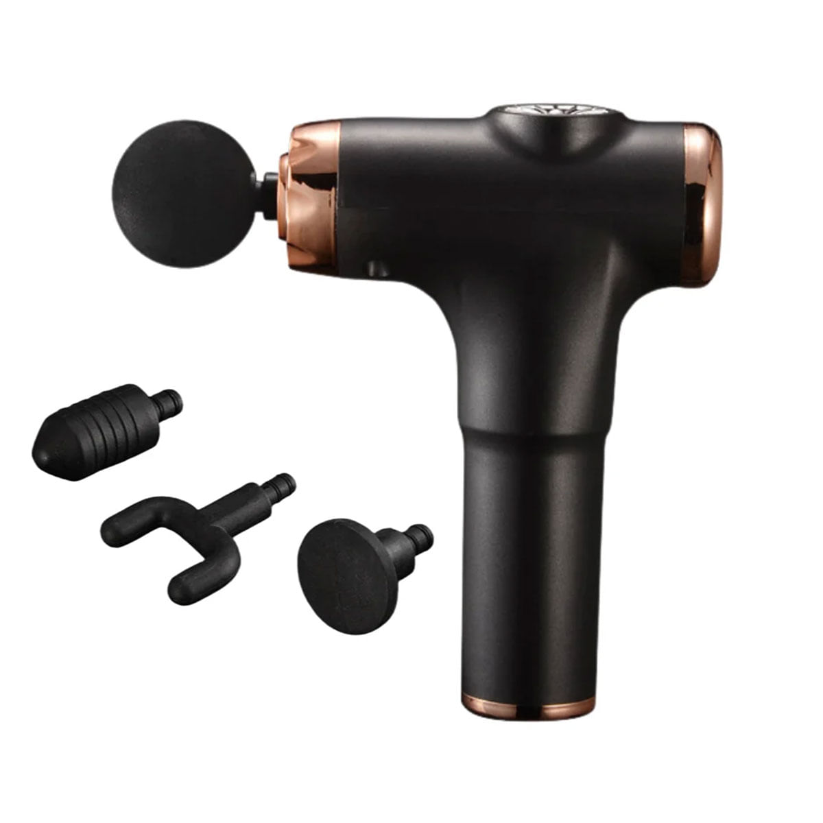 Massageador Pistola com 4 Variações de Pontas e 6 Modos de Frequência Me Ame Sex Toys Massageador Pistola com 4 Variações de Pontas e 6 Modos de Frequência Me Ame Sex Toys