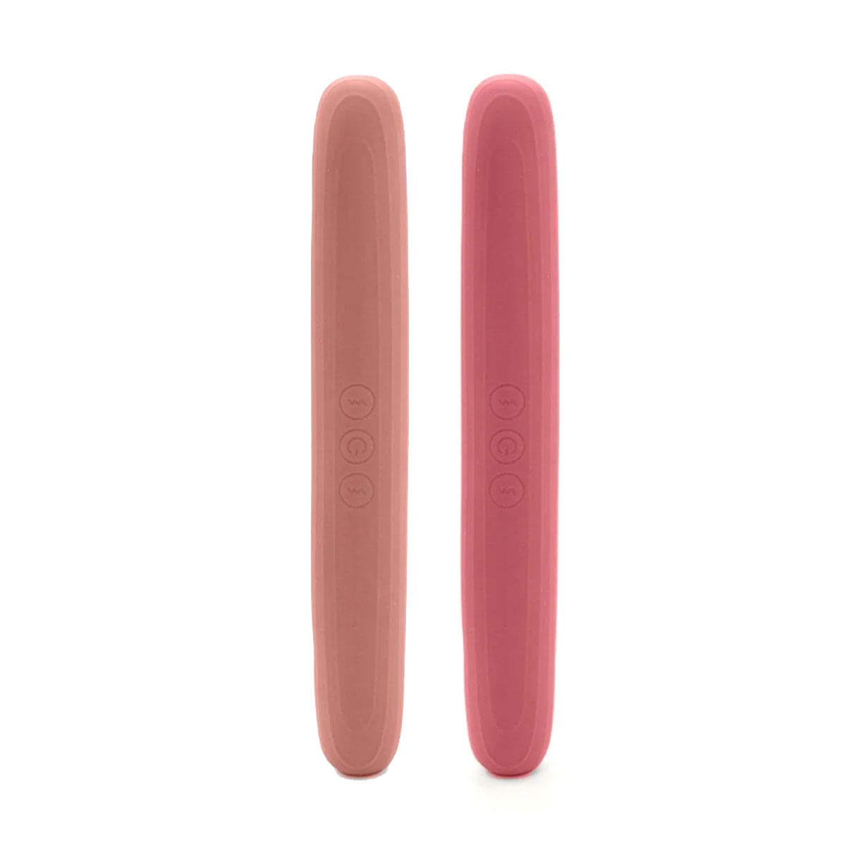 Vibrador de Ponta Dupla Revestido em Silicone 10 Modos de Vibração Me Ame Sex Toys