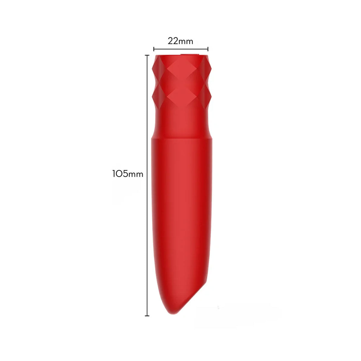 Cápsula Vibratória Diamond com 10 Modos de Vibração Me Ame Sex Toys