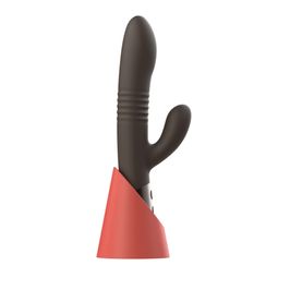 Vibrador Vai e Vem com Estimulador Clitoriano Slug com 10 Modos de Vibração Me ame Sex Toys