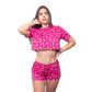Pijama Camiseta Estampado Hot Love