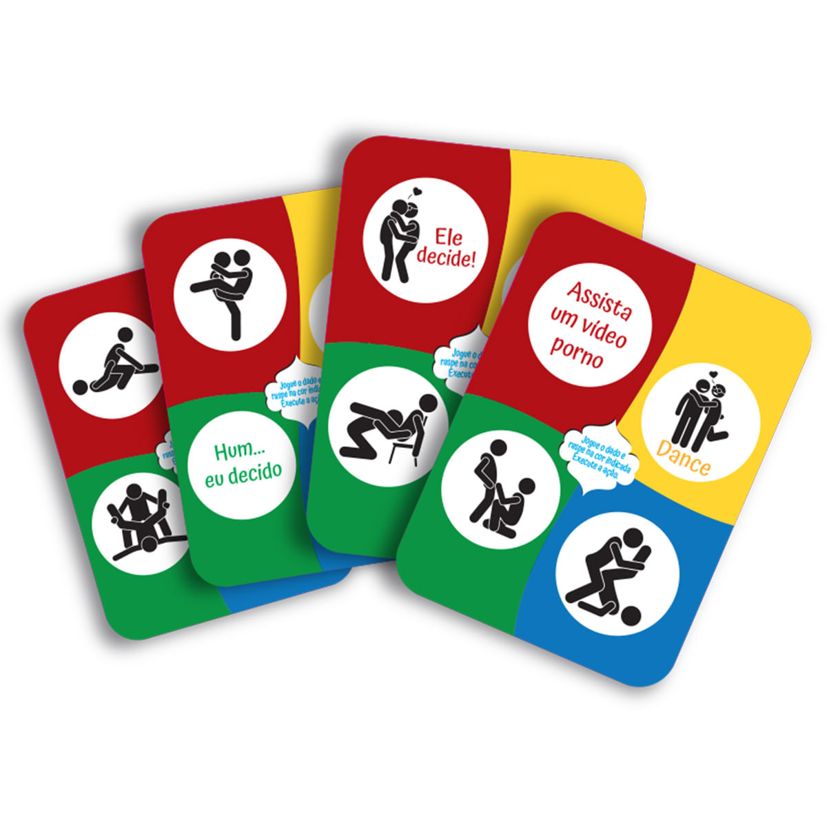 KamaSutra Gay Jogo de Dado e Raspadinha Reutilizável da Diversão em Cubo