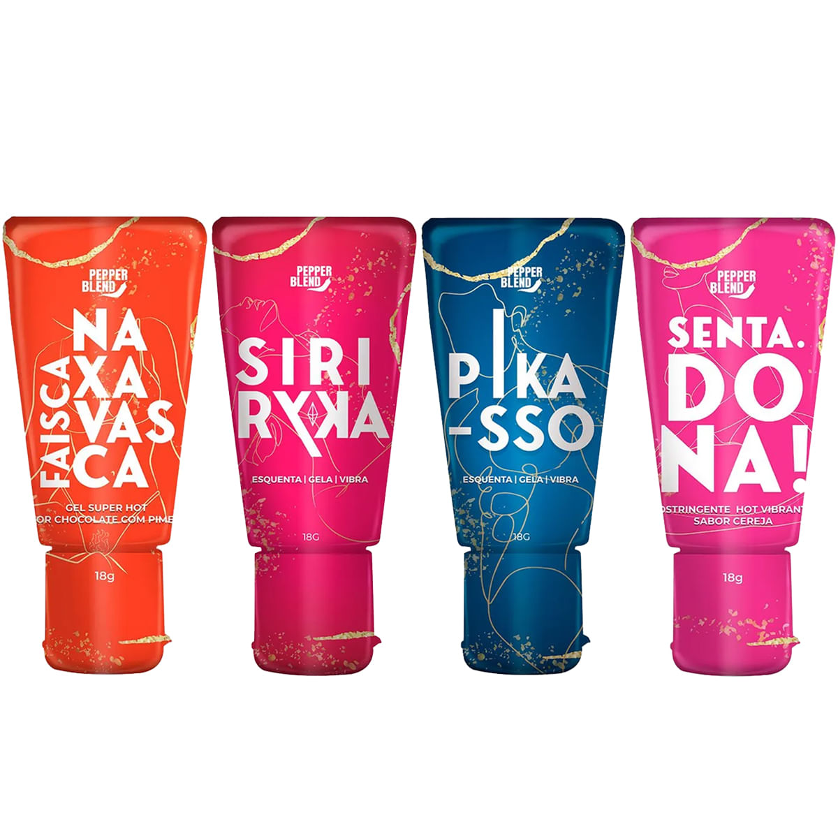 Kit Erótico com 4 Itens Siri Ryka Faísca na Xavasca Senta Dona e Pikasso Kit Erótico com 4 Itens Siri Ryka Faísca na Xavasca Senta Dona e Pikasso