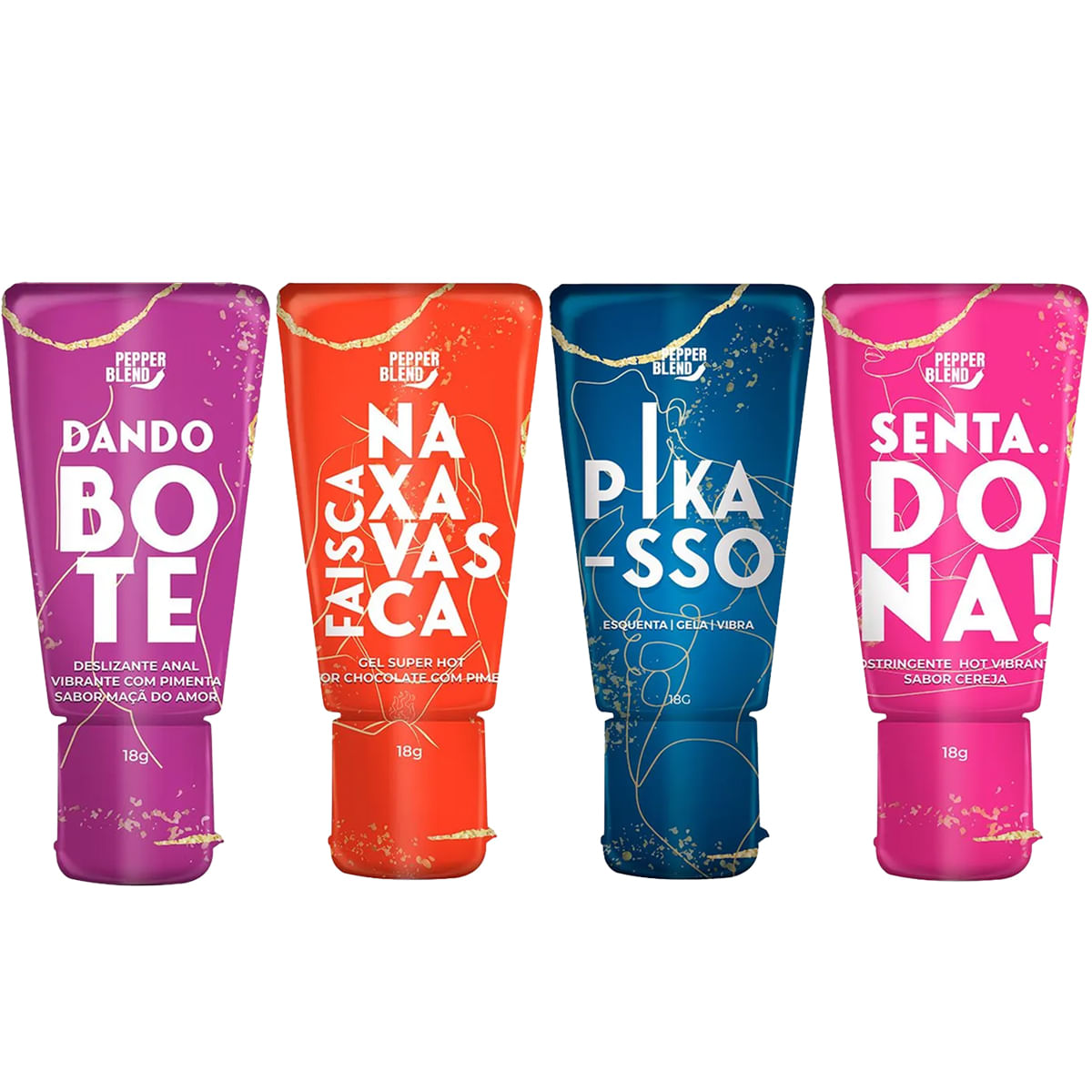 Kit Erótico com 4 Itens Faísca na Xavasca Faísca na Xavasca Senta Dona Pikasso e Dando o Bote Kit Erótico com 4 Itens Faísca na Xavasca Faísca na Xavasca Senta Dona Pikasso e Dando o Bote