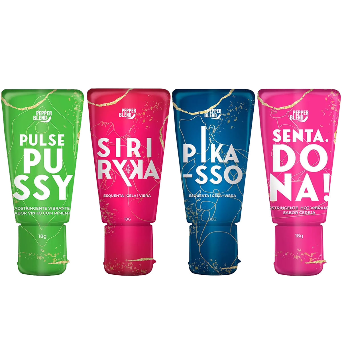 Kit Erótico com 4 ItensSiri Ryka Pulse Pussy Senta Dona e Pikasso