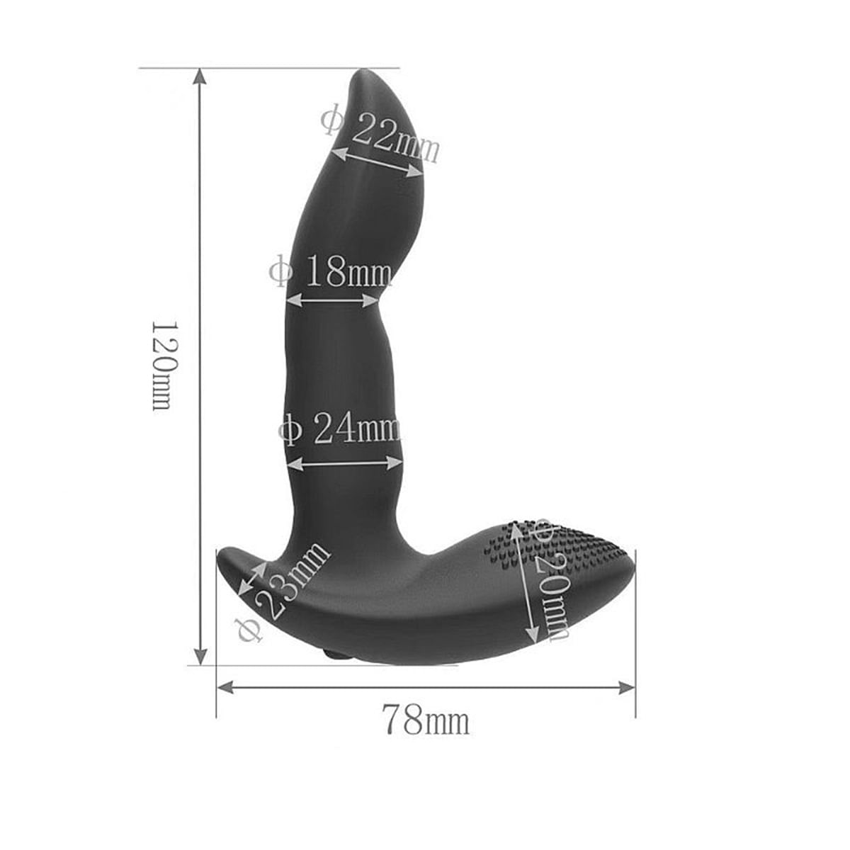 Vibrador de Próstata com Bullet Vibração Unica Sexy Import