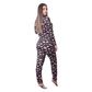 Pijama Longo com Estampas Variadas Hot Love