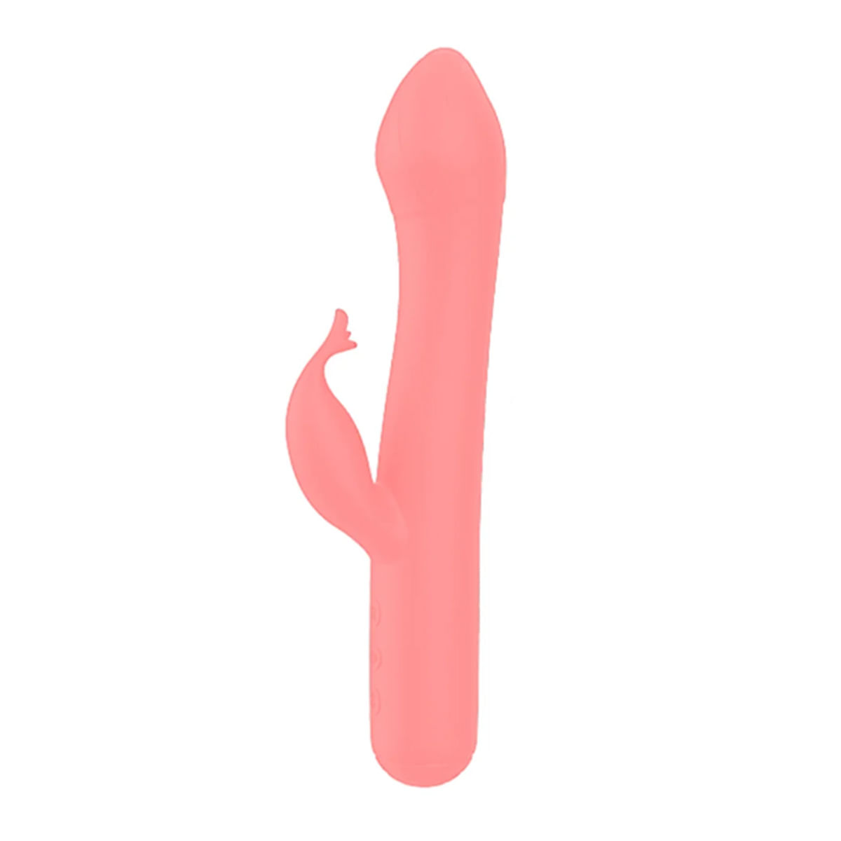 Vibrador com Estimulador de Clitóris Formato de Golfinho com 7 Modos de Vibração Libb Vibrador com Estimulador de Clitóris Formato de Golfinho com 7 Modos de Vibração Libb