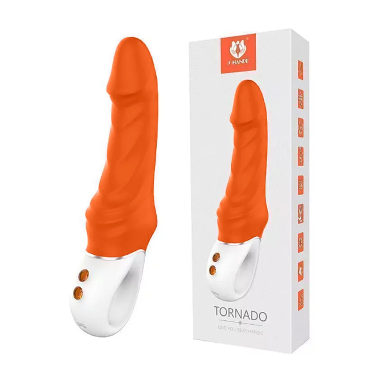 Vibrador Tornado Texturizado com 9 Modos de Vibração Libb