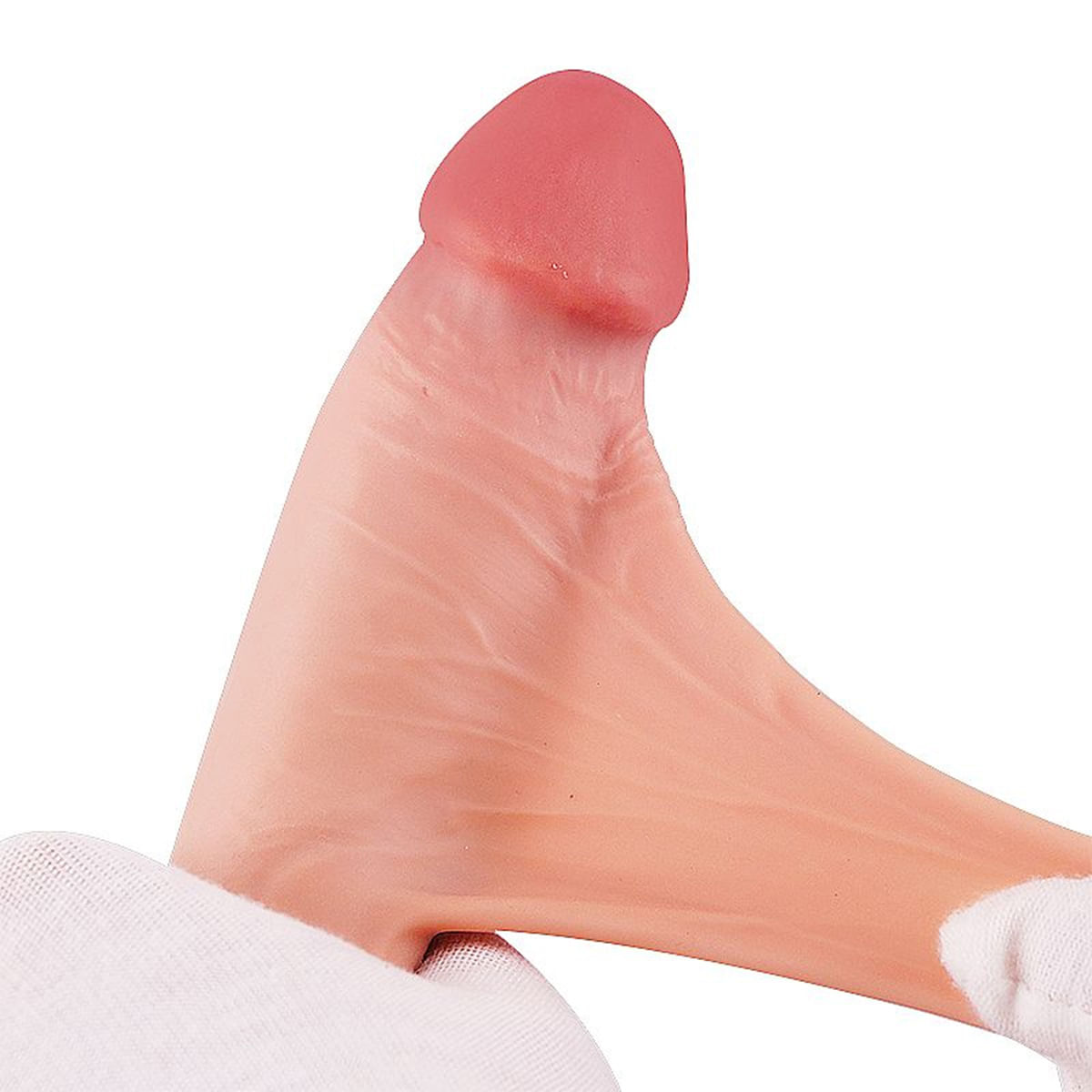 Prótese Dupla Camada com Ventosa Removível - 19,0 X 3,7 cm Sexy Import