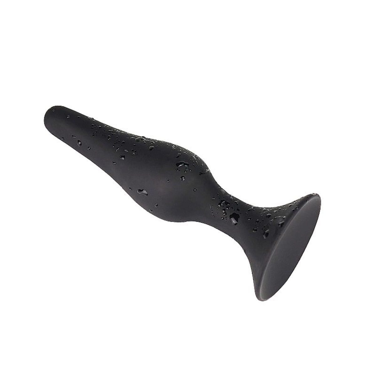 Plug Anal Cônico em Silicone com Ventosa 12.5x3.2 Sexy Import