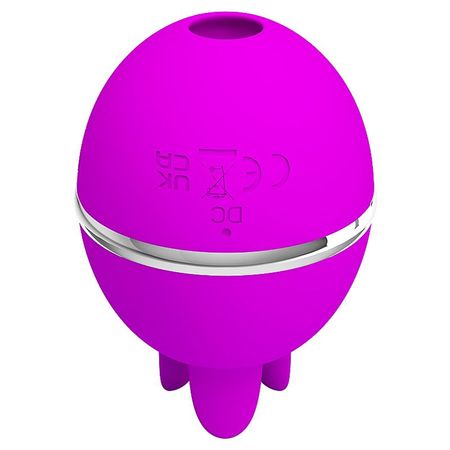 Pretty Love Vibrador Gemini Ball 3 Modos de Vibração e Estimulação da Língua Sexy Import
