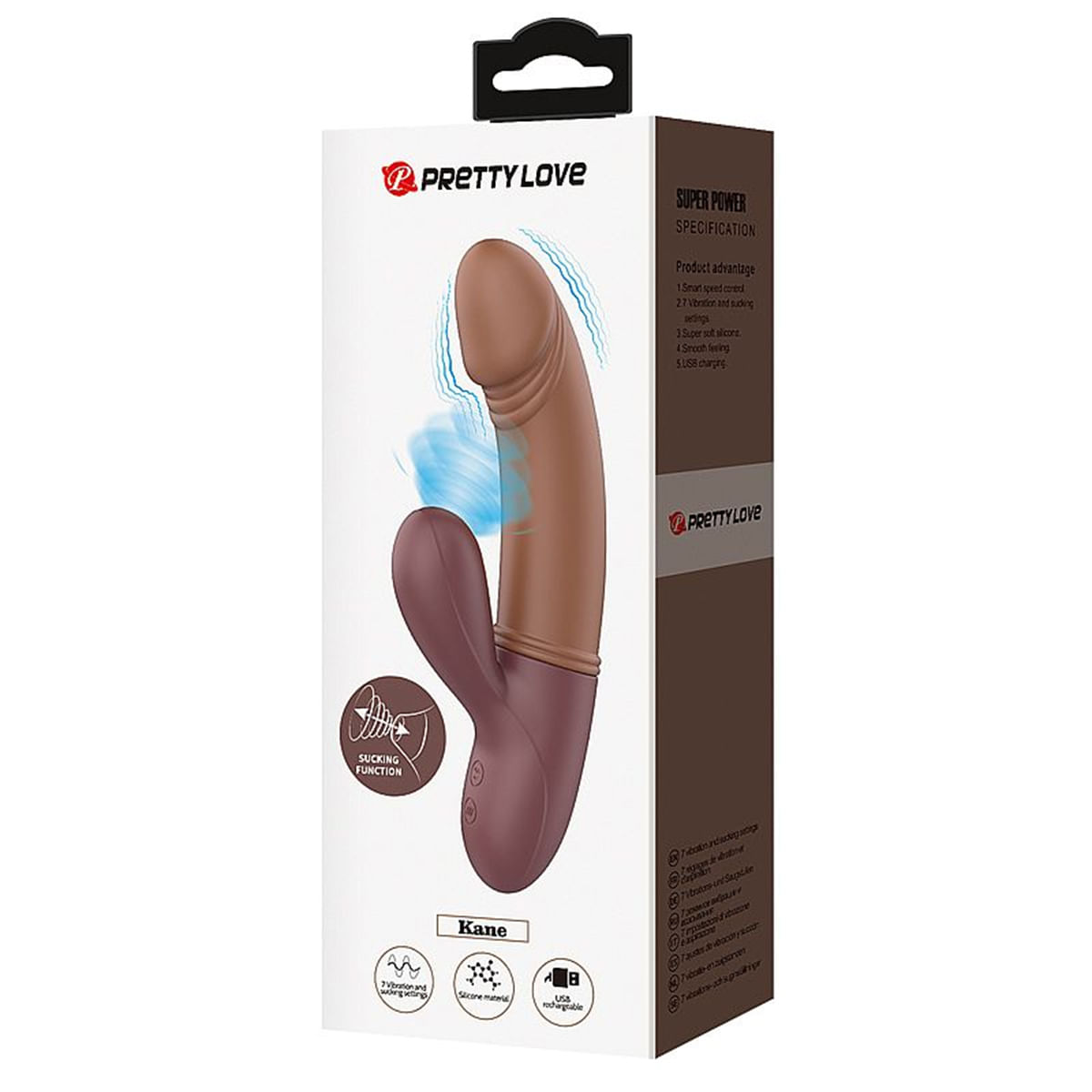 Pretty Love Vibrador Kane com 7 Modos de Pulsação e Vibração Sexy Import