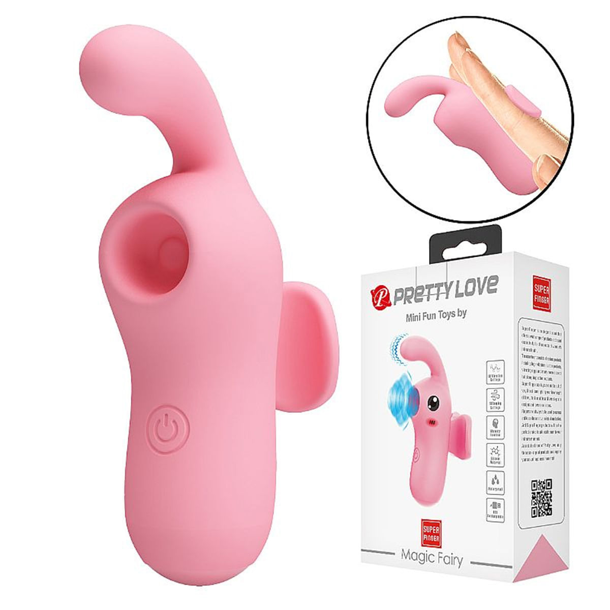 Dedeira Magic Fairy 10 Modos de Vibração e Sucção Sexy Import