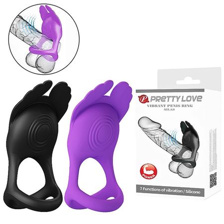 Anel Peniano Vibrador 7 Modos de Vibração Sexy Import