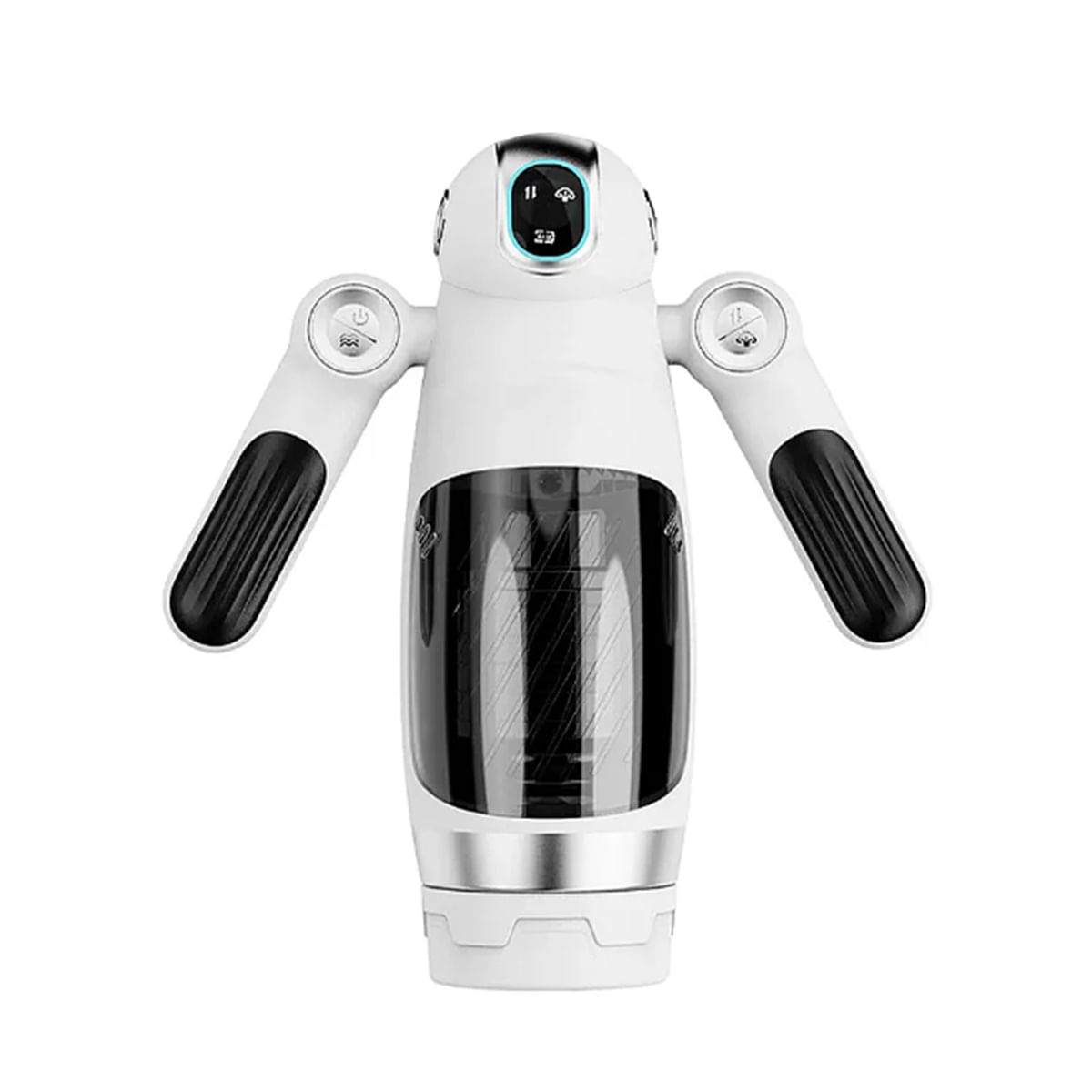 Masturbador Masculino Formato de Robô com Sobe e Desce e 10 Modos de Vibração Libb Masturbador Masculino Formato de Robô com Sobe e Desce e 10 Modos de Vibração Libb