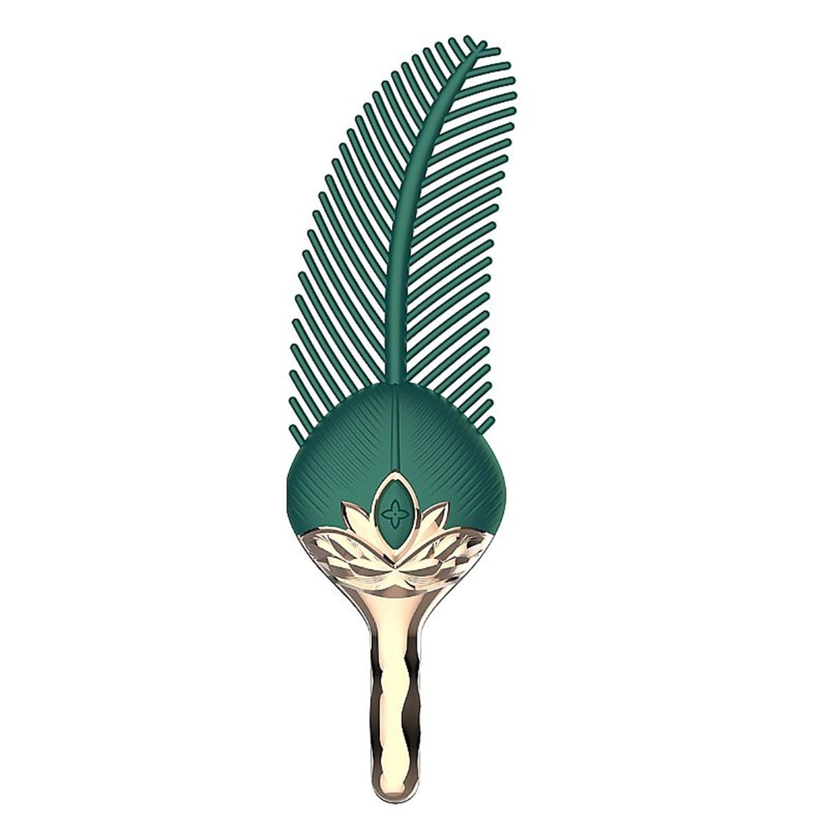 Vibrador de Clitóris Formato de Pena Recarregável com 10 Modos de Vibração Sexy Import Vibrador de Clitóris Formato de Pena Recarregável com 10 Modos de Vibração Sexy Import