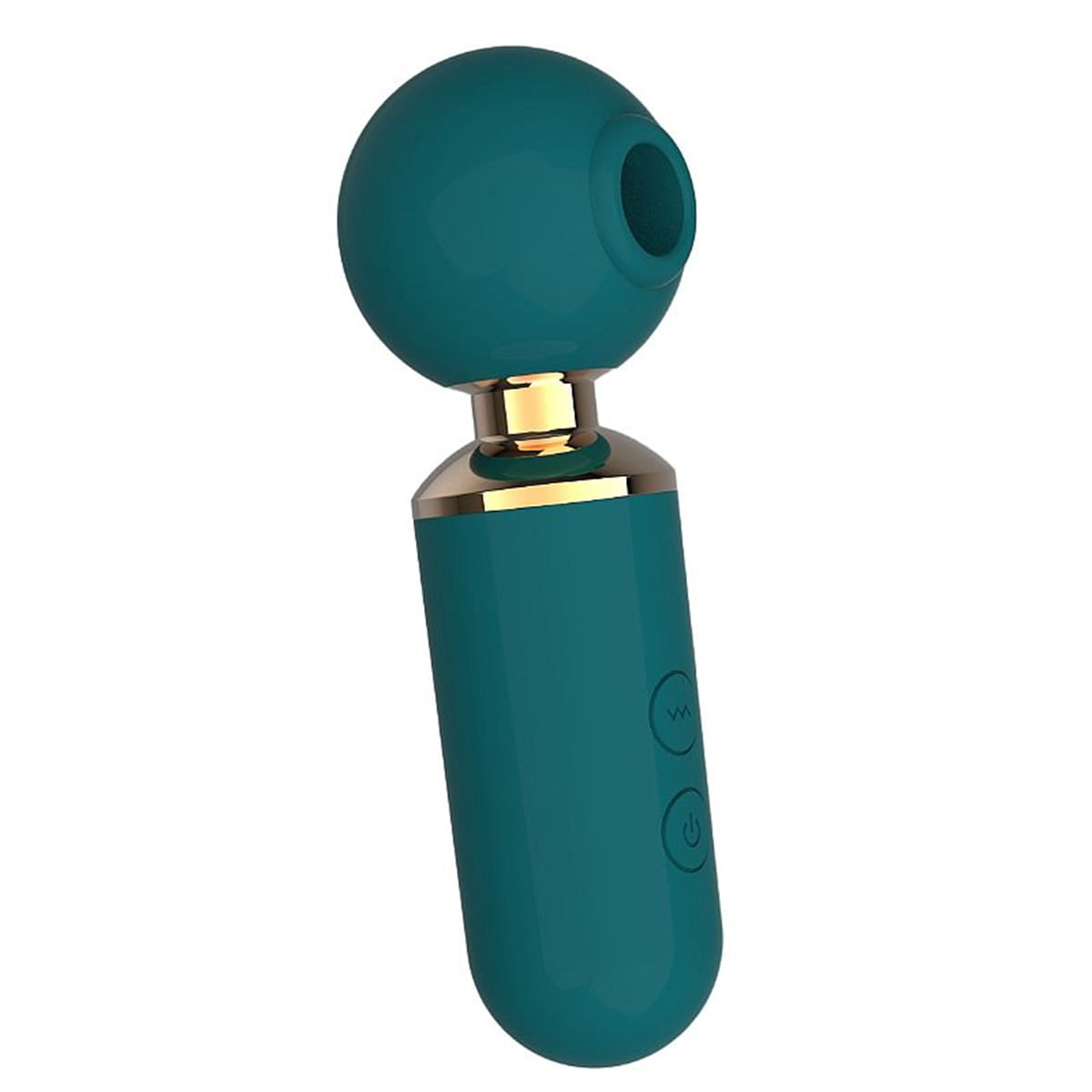 Mini Varinha Mágica em Silicone com 10 Modos de Vibração e Pulsação Sexy Import