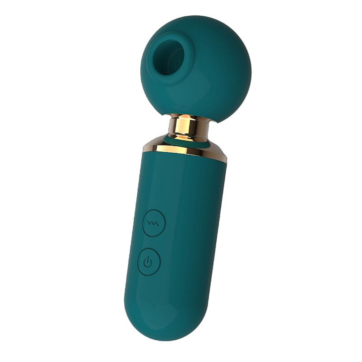 Mini Varinha Mágica em Silicone com 10 Modos de Vibração e Pulsação Sexy Import