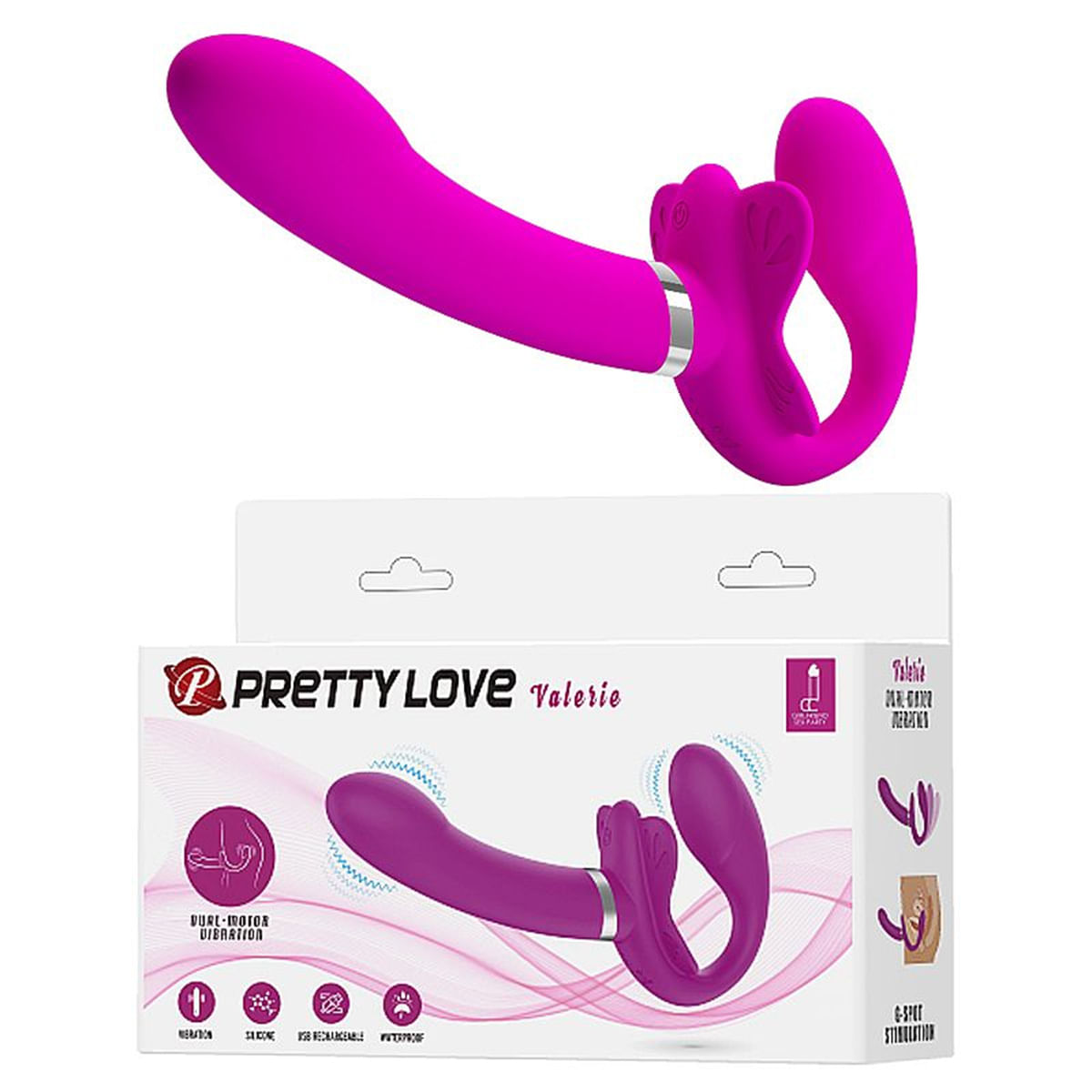 Valerie Vibrador de Casal Ponto G 12 Modos de Vibração Sexy Import