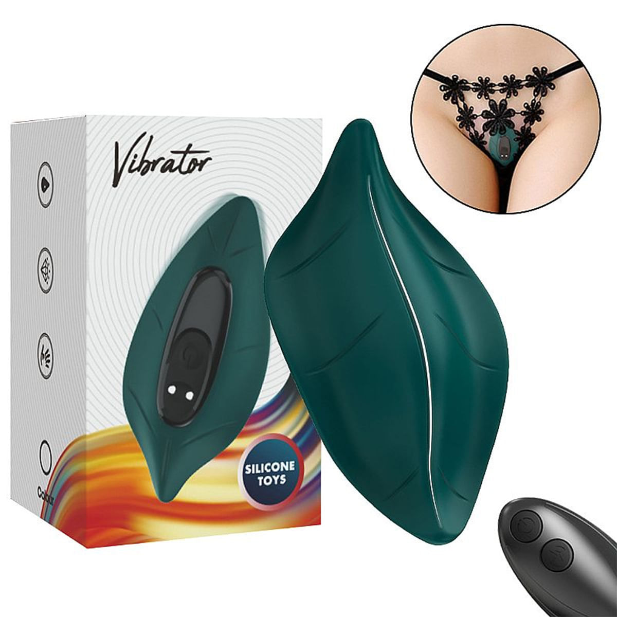 Vibrador de Calcinha com Controle 9 Modos de Vibração Sexy Import