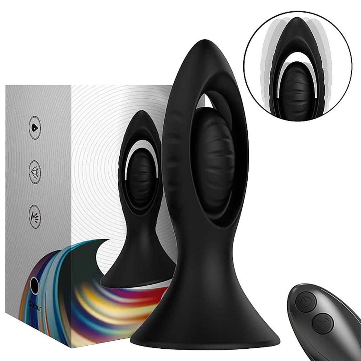 Vibrador Silicone com 9 Modos de Vibração Sexy Import