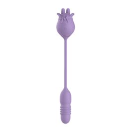 Winyi Alison II Vibrador Recarregável Duplo com Penetrador e Movimentos de Vai e Vem 3R Import