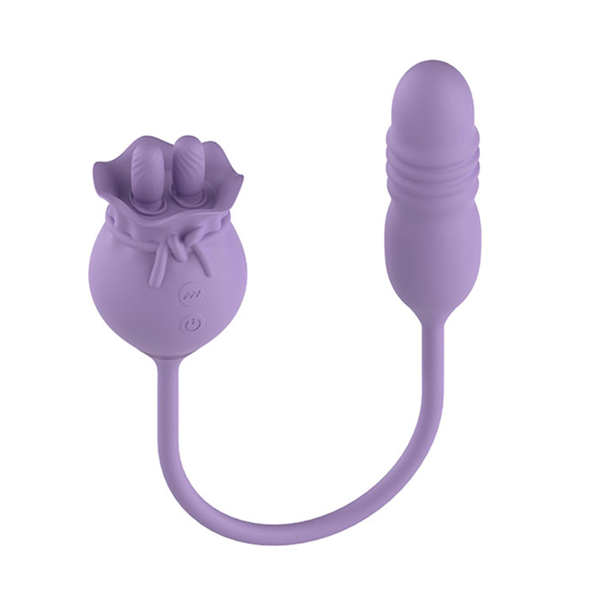 Winyi Alison II Vibrador Recarregável Duplo com Penetrador e Movimentos de Vai e Vem 3R Import