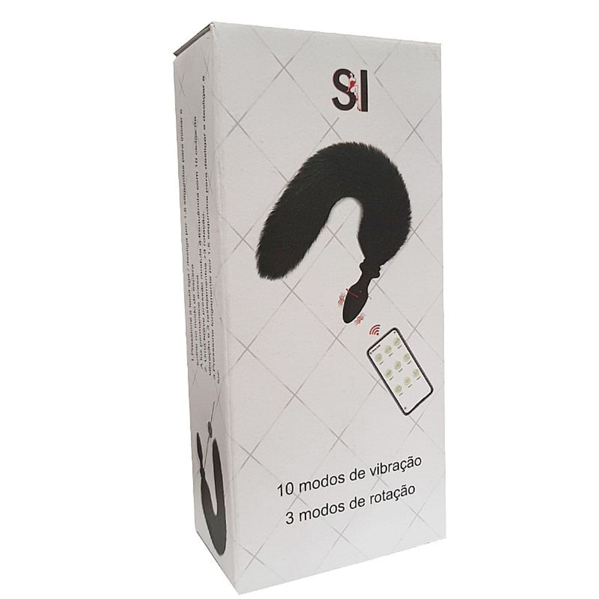 Plug Anal Rabo de Raposa com 10 Modos de Rotao Via Aplicativo Sexy import Plug Anal Rabo de Raposa com 10 Modos de Rotao Via Aplicativo Sexy import