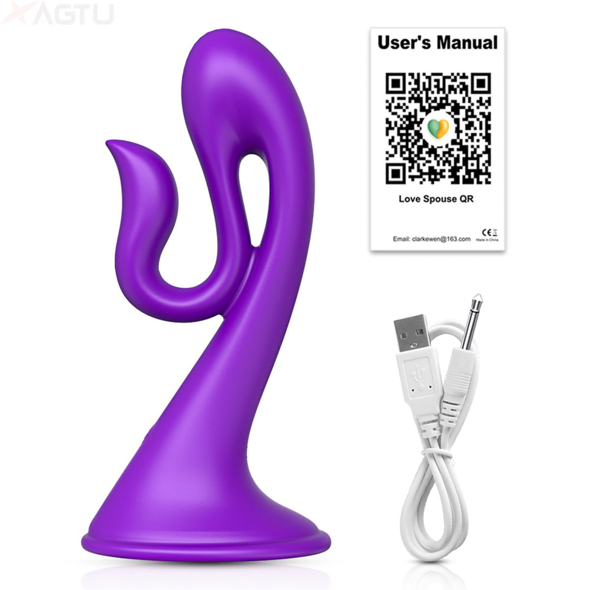 Youvibe Vibrador com Ventosa, Controle Via App e 9 Modos de Vibração Vip Mix