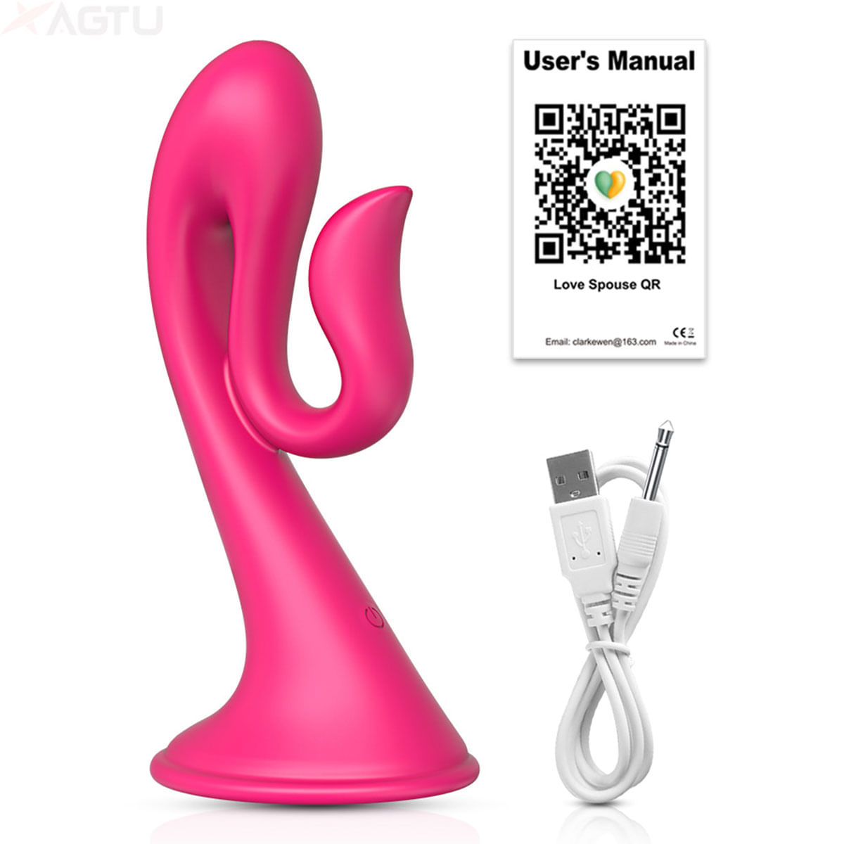 Youvibe Vibrador com Ventosa, Controle Via App e 9 Modos de Vibração Vip Mix