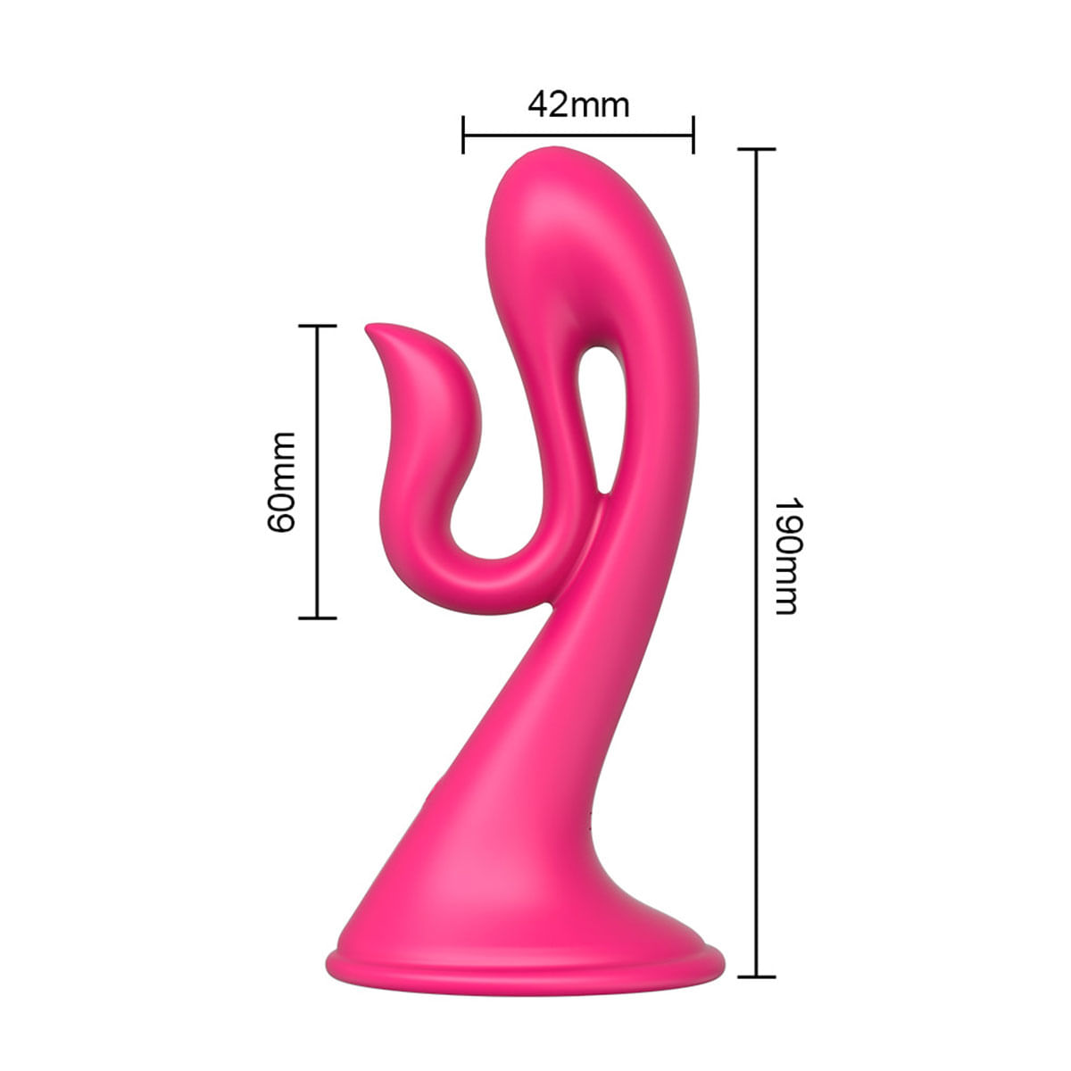Youvibe Vibrador com Ventosa, Controle Via App e 9 Modos de Vibração Vip Mix