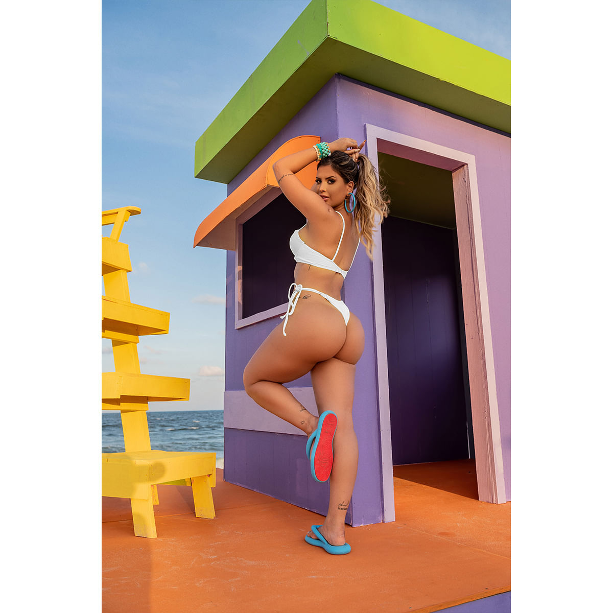 Conjunto Biquíni Meia Taça Coleção Malibu Dy Girl
