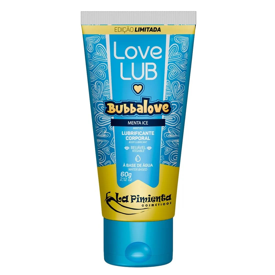 Brinde Love Lub Bubbalove Ice Lubrificante Corporal Beijável 60g La Pimienta