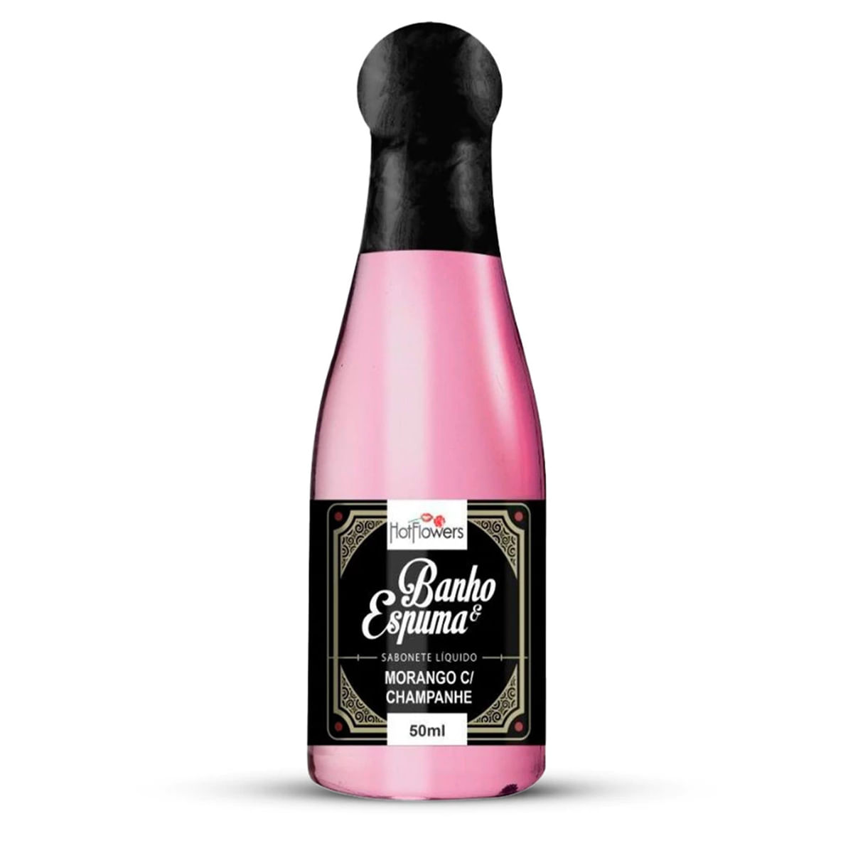 Banho e Espuma Sabonete Liquido 50ml Hot Flowers
