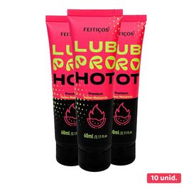 Kit com 10 LubPro Hot Melancia Premium